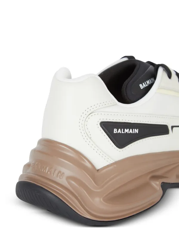 Balmain B-DR4G0N Panelled Sneakers | White | FARFETCH