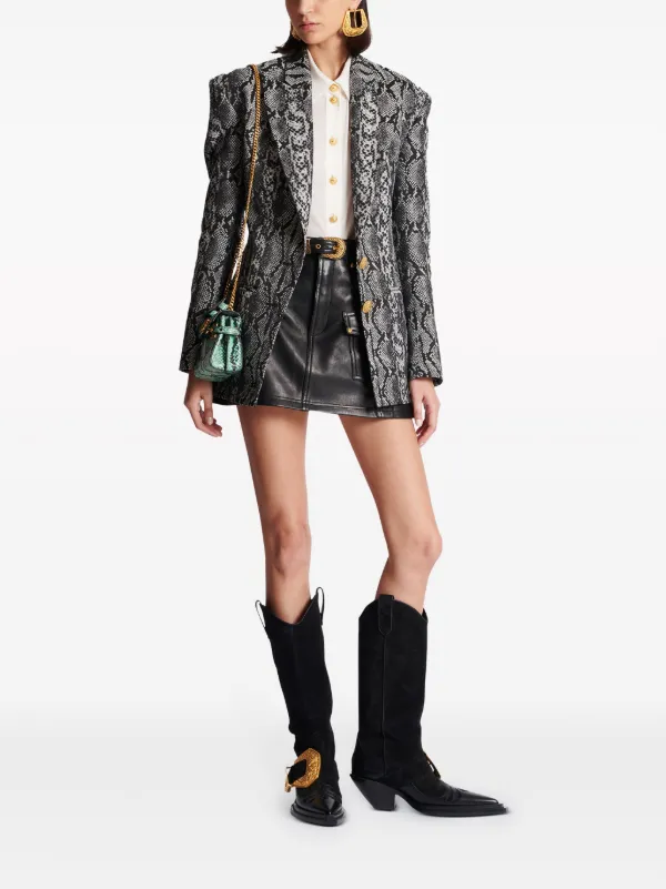 【関税込み】Balmain カーキ Balmain Signature フーディ 242251M202004_1.jpg