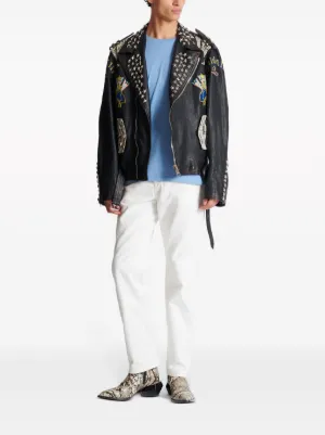 BALMAIN(バルマン)メンズ レザージャケット - FARFETCH BALMAIN(バルマン)メンズ レザージャケット - FARFETCH
