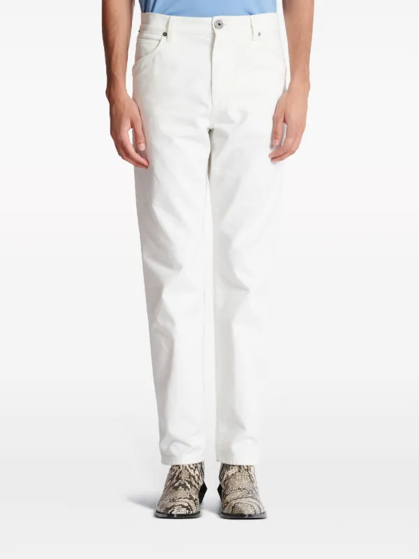 Balmain ストレートジーンズ | ホワイト | FARFETCH JP