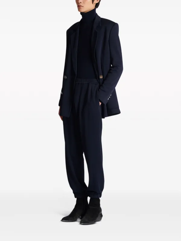 Balmain モノグラム トラックパンツ | ブルー | FARFETCH JP