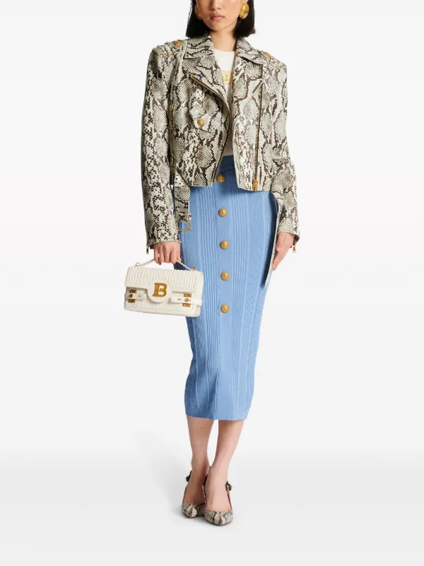 【関税＆送料込み】Balmain Long Skirt Balmain Pleated lamé long skirt - Grey - Women
