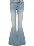 Balmain Western low-rise bootcut jeans - Blue