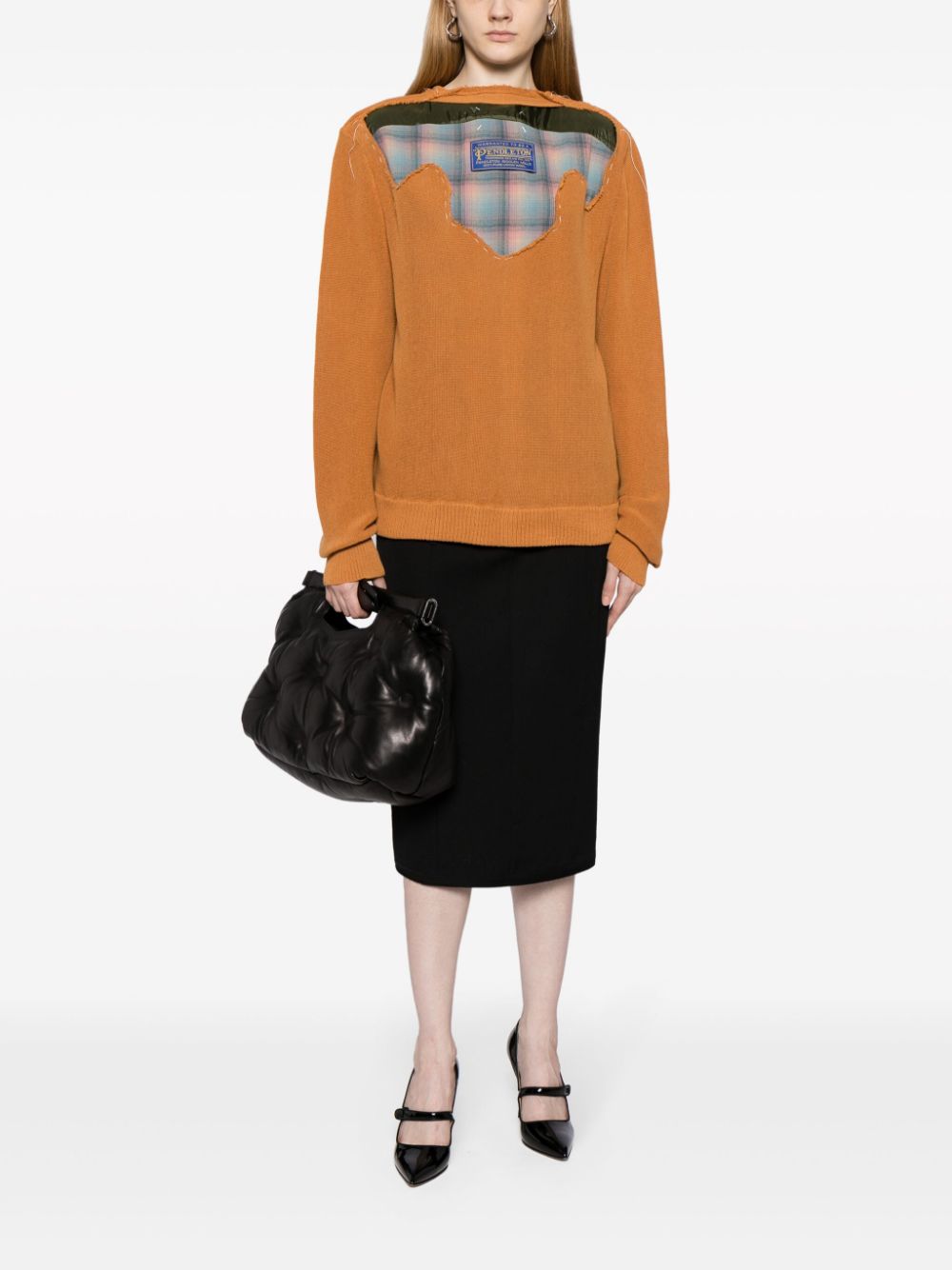 Maison Margiela Pendleton wool cardigan Women