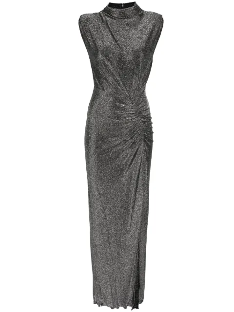 DVF Diane von Furstenberg Apollo lurex maxi dress