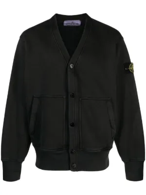 Stone island cheap cardigan black
