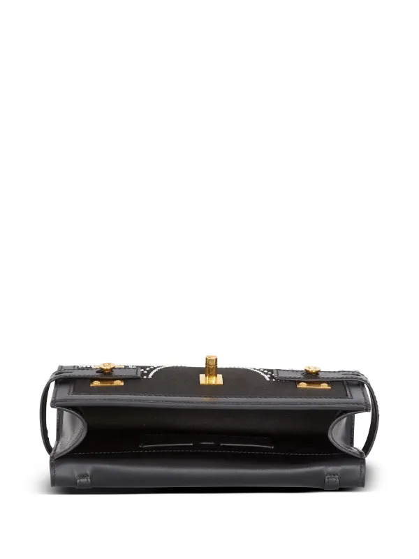 【関税込み】B-Buzz 23 Clutch - Balmain - Leather - Black B-Buzz 23 bag in diamond-quilted calfskin - Women | BALMAIN