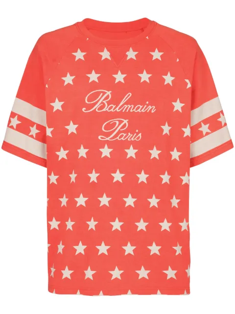 Balmain playera Signature Stars