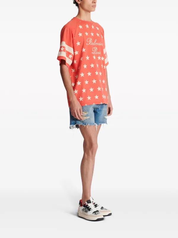 Tシャツ・カットソー BALMAIN TOP (DF1AA001KG80) Tシャツ カットソー 半袖 ロゴ XL 黒 ブラック（2024/09/28買取