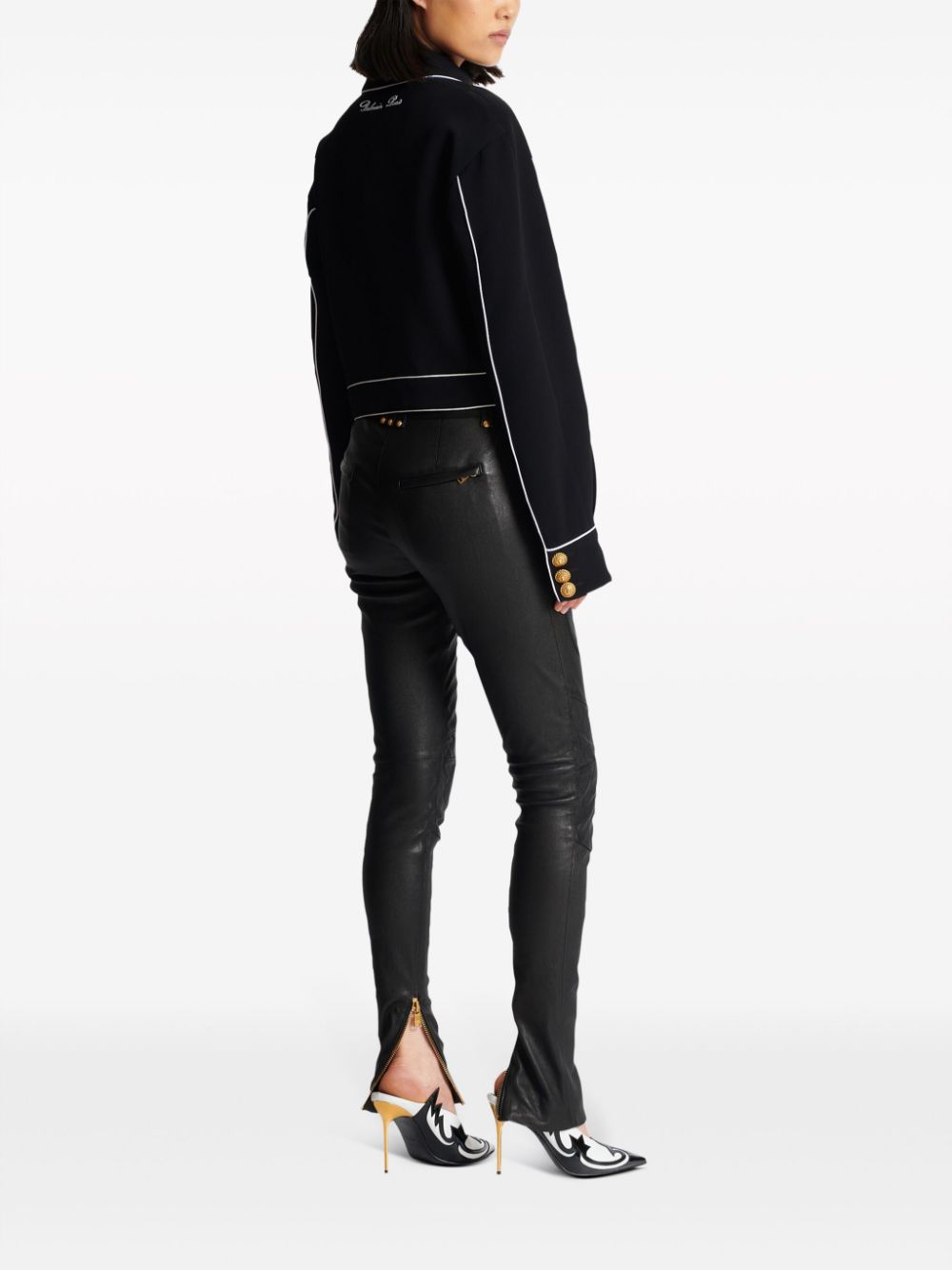 Balmain Western crepe jacket Women