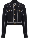 Balmain Western crepe jacket - Black