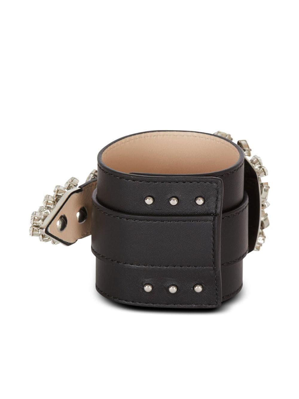 Balmain Armband verfraaid met kristallen - Zwart