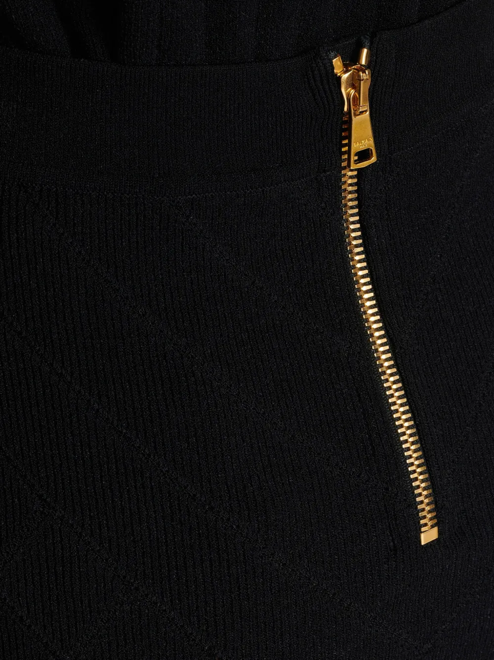 Balmain 6-Button fine-knit mini skirt | Image 7