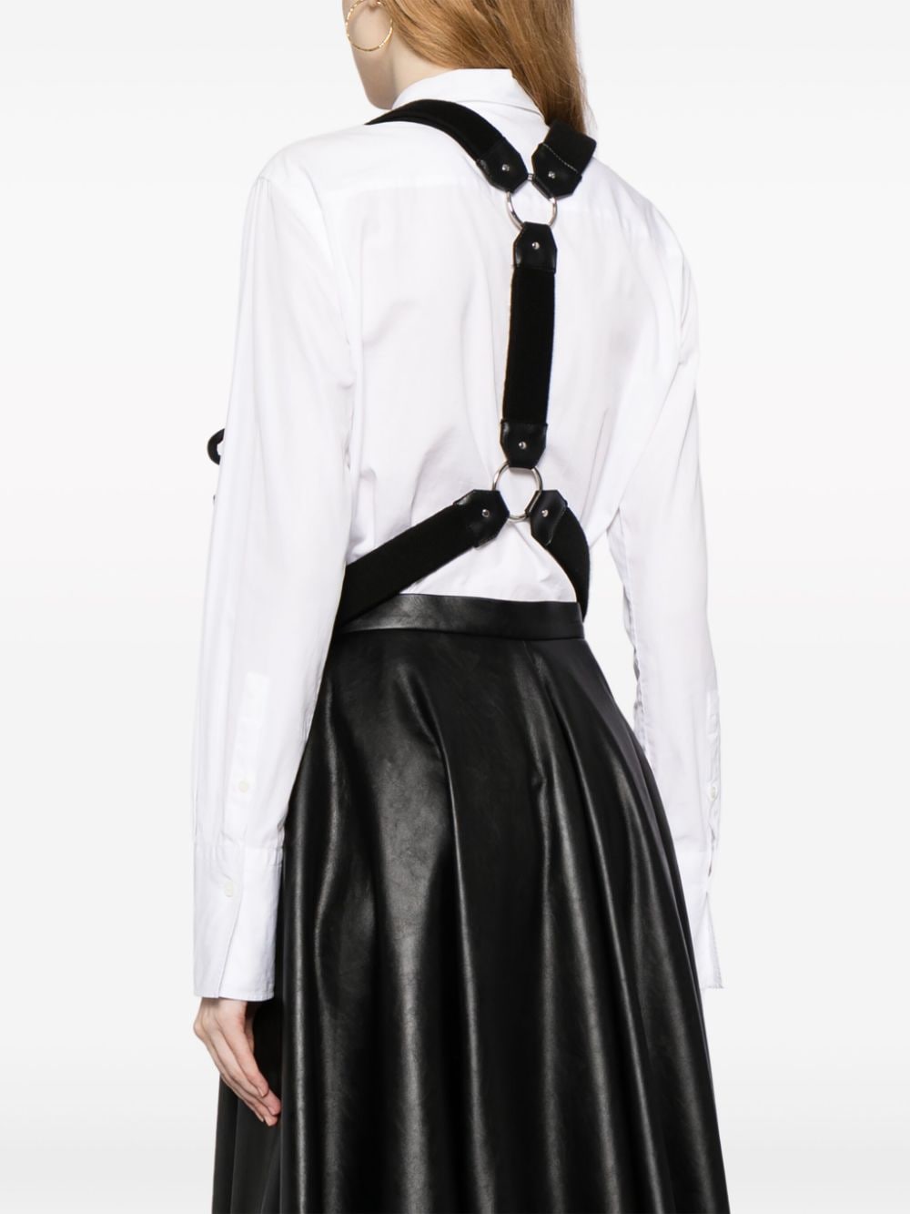 Shop Noir Kei Ninomiya Bow-embellished Macramé Satin Vest In Black