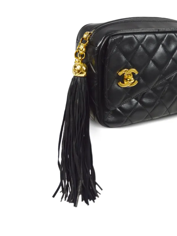 S*7様 CHANEL ロゴ入り ブラック ボディバッグ シャネルウエストバッグ 2019年プレコレクション 黒 ユニセックス
