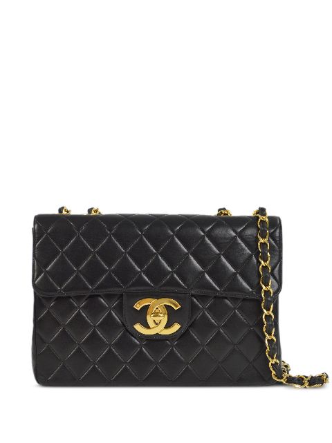 HOT SALE CHANEL 1995 Jumbo Classic Flap shoulder bag Women