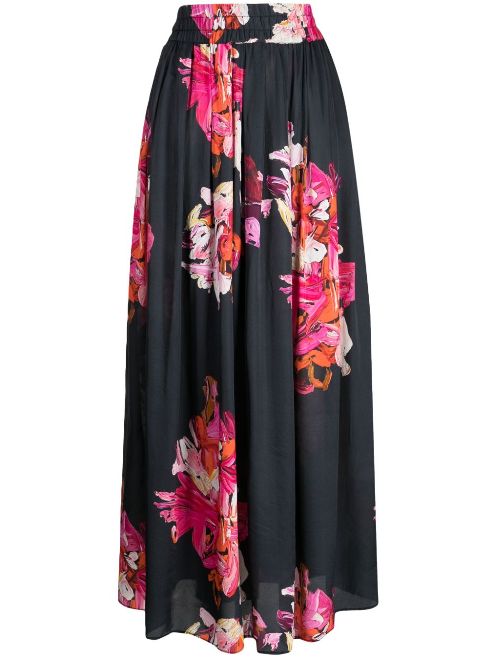 Manning Cartell Painterly Floral Maxi Skirt In Multicolour