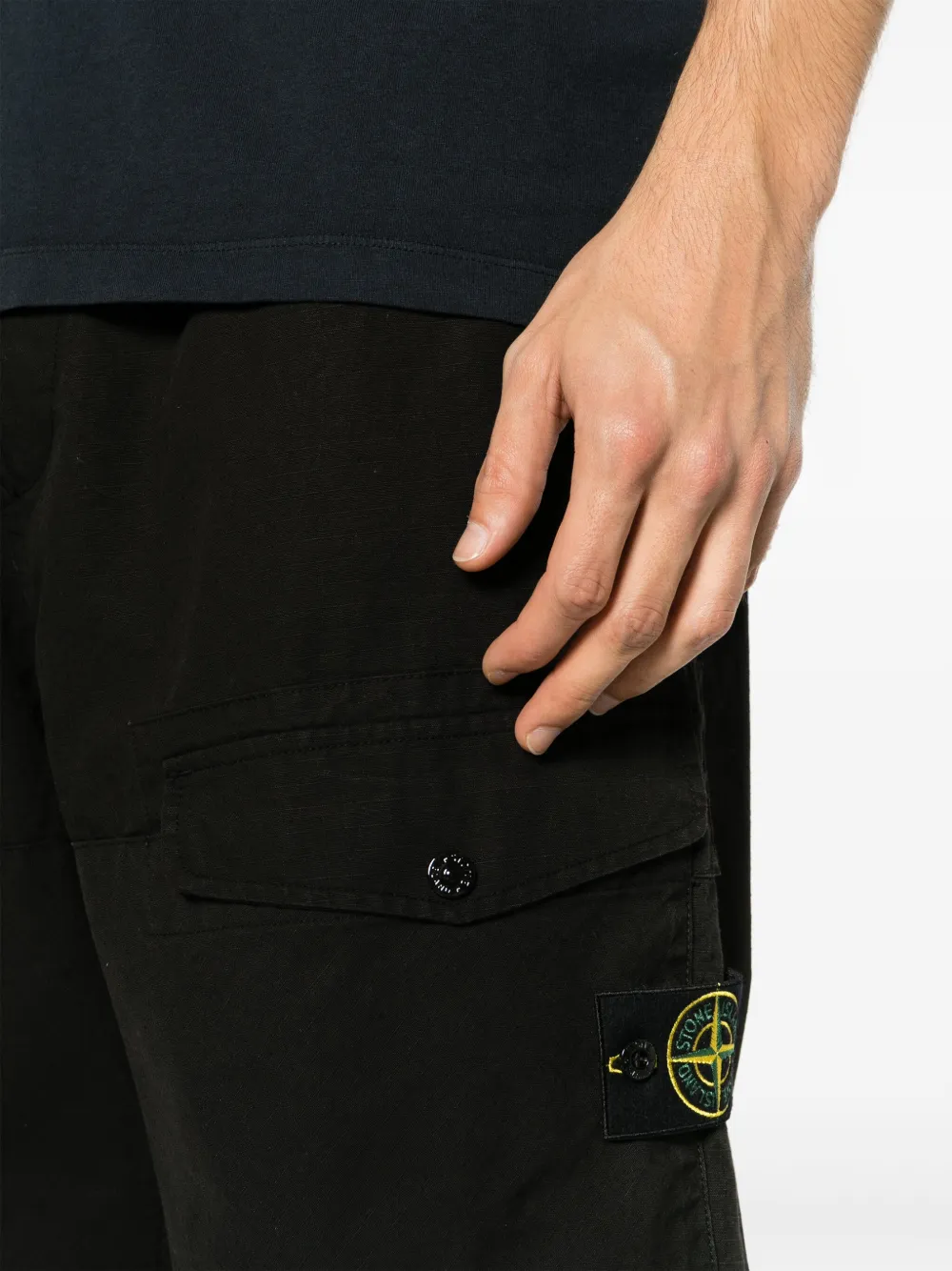 Stone Island Ripstop broek Zwart