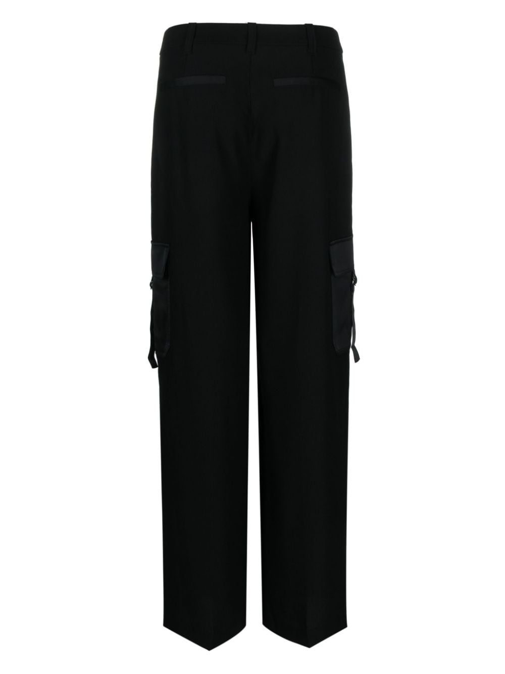 DKNY straight-leg cargo trousers Zwart