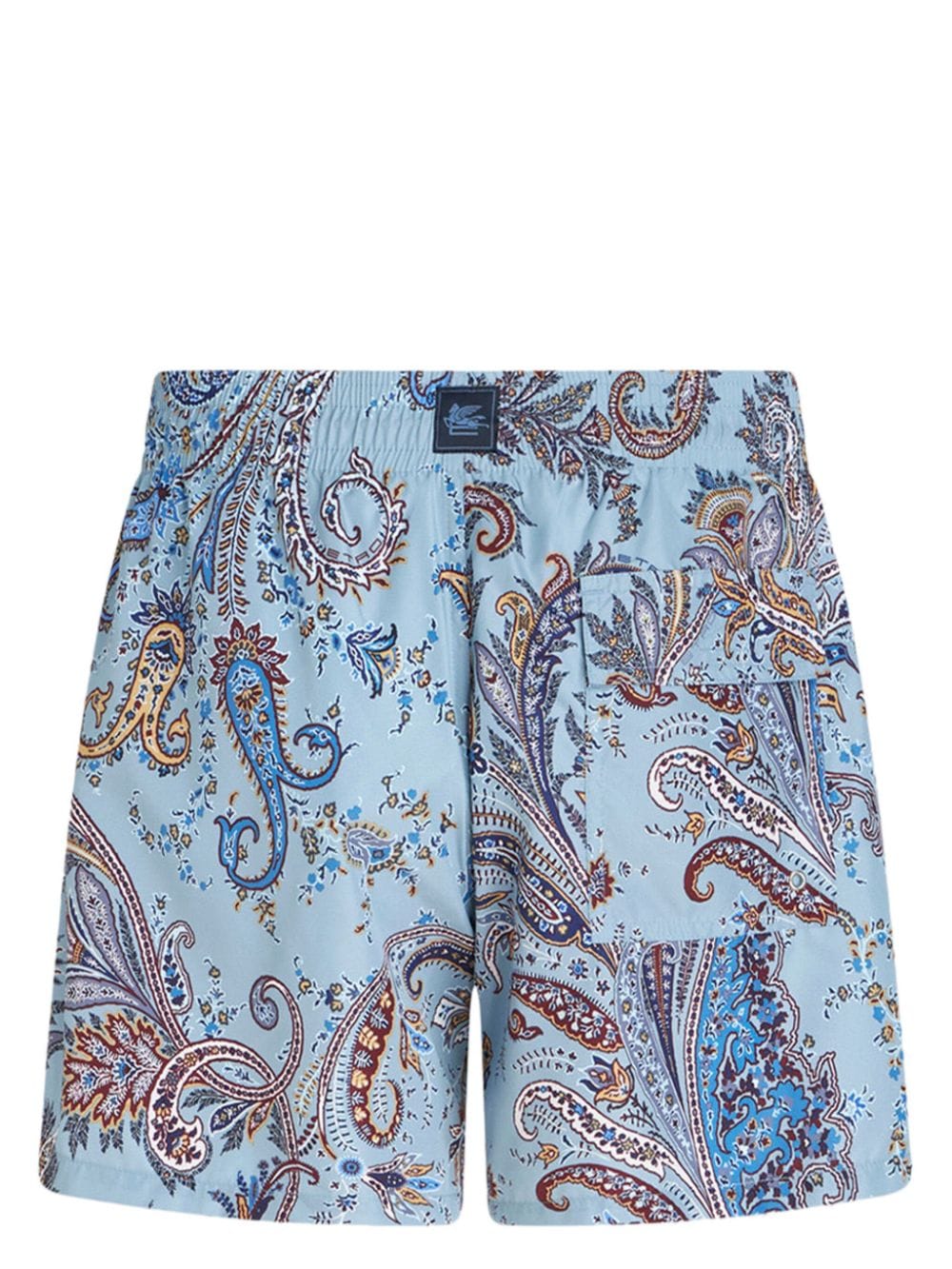 ETRO paisley-print swim shorts - Blauw