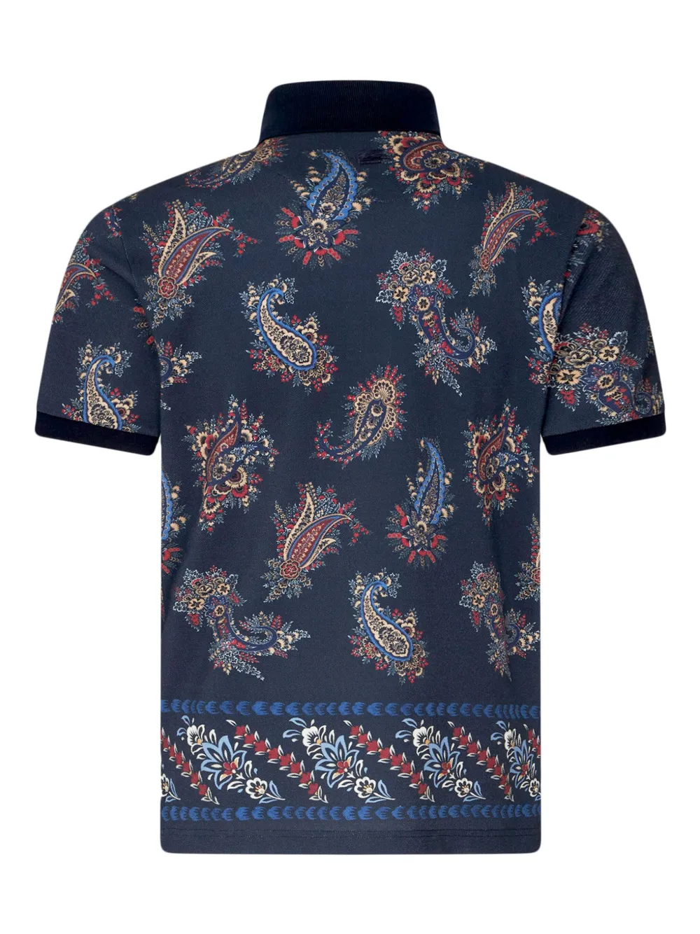 Pretty green paisley store polo