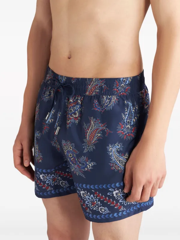 ETRO ペイズリー トランクス水着 | ブルー | FARFETCH JP