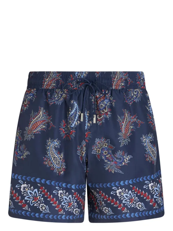 ETRO ペイズリー トランクス水着 | ブルー | FARFETCH JP
