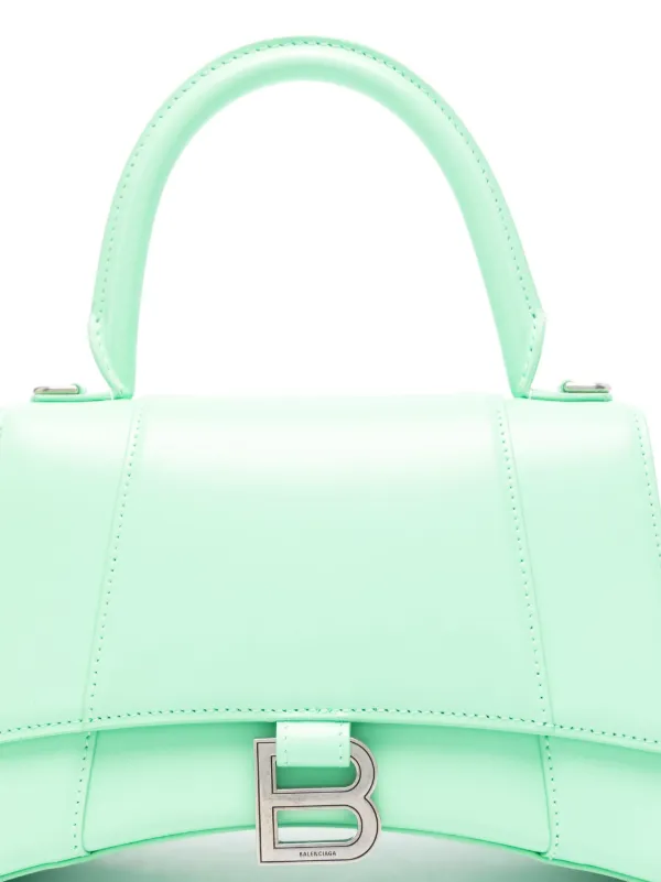 Balenciaga Small Hourglass top-handle Bag | Green | FARFETCH