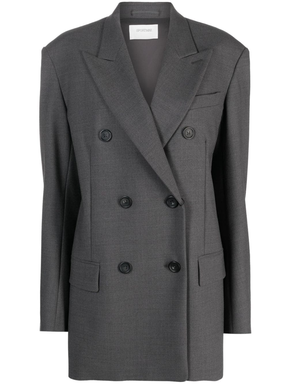 Sportmax Blazer doppiopetto Fabia - Grigio