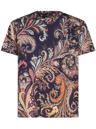 ETRO ペイズリー Tシャツ | ブルー | FARFETCH JP