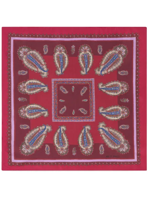 ETRO paisley-print silk scarf