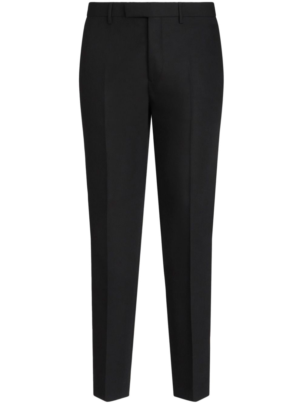 Shop Etro Tailored Slim-cut Trousers In Black