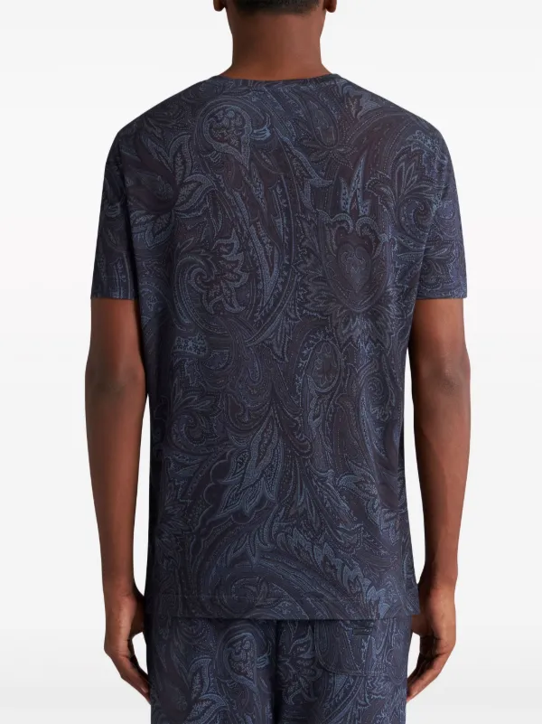 ETRO ペイズリー Tシャツ | ブルー | FARFETCH JP
