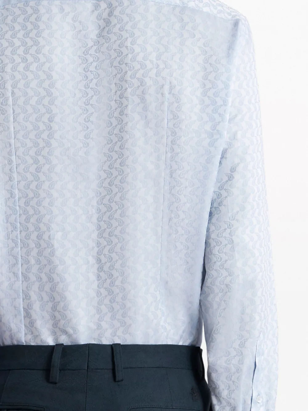 ETRO Overhemd met paisley-print Blauw