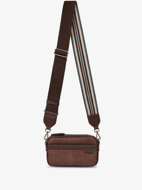 ETRO bolsa cámara mini con estampado de cachemira