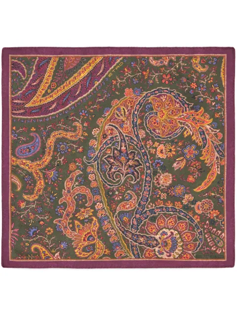 ETRO paisley-print silk pocket scarf