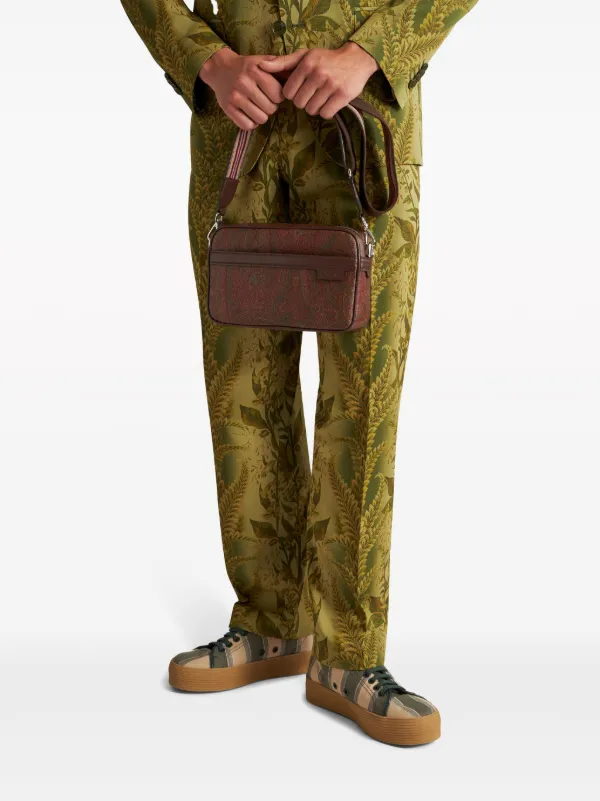 ETRO ペイズリーカメラバッグ ミニ | ブラウン | FARFETCH JP