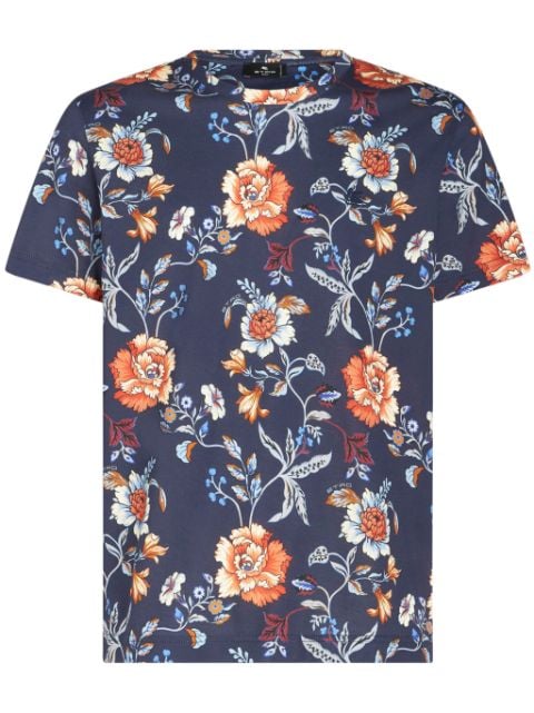 ETRO floral-print cotton T-shirt