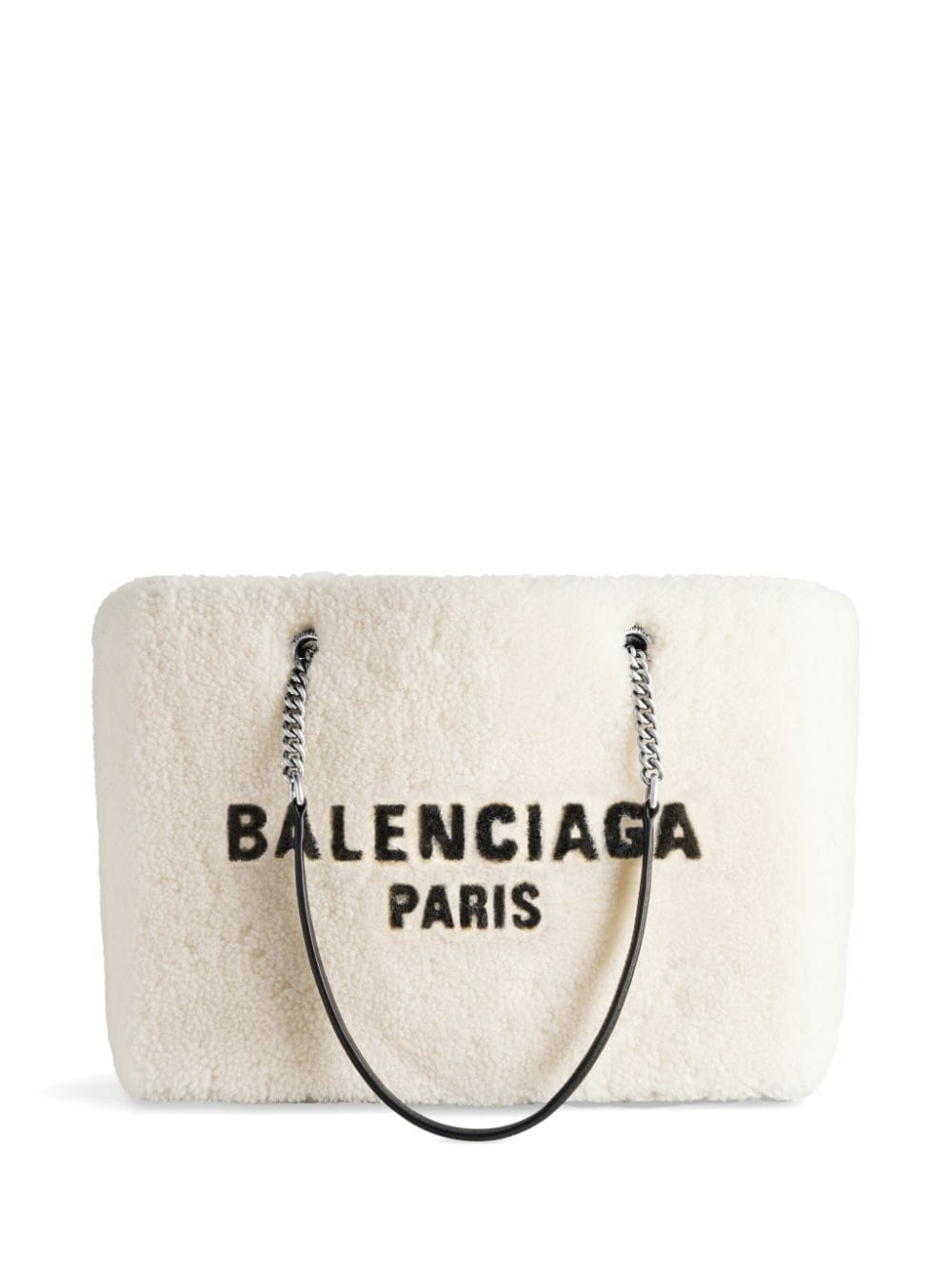 Image 1 of Balenciaga Duty Free medium shearling tote bag