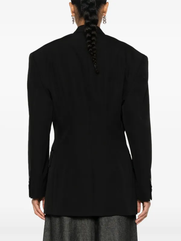 Balenciaga Cinched Blazer | Black | FARFETCH