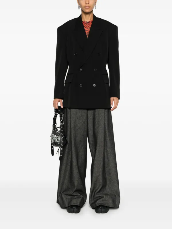 スーツ BALENCIAGA Women Outer 773357TNT39 1000 Black BALENCIAGA: Blazer woman - Black | Balenciaga blazer