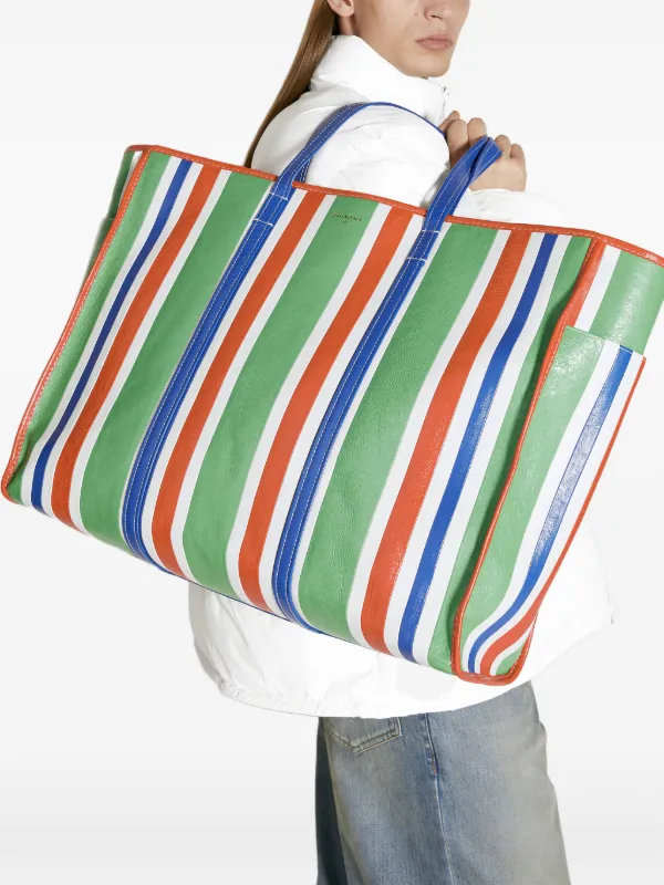 Balenciaga extra-large Châtelet Leather Tote Bag | Green | FARFETCH