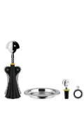 Alessi Gam01 stainless steel wine set - Black