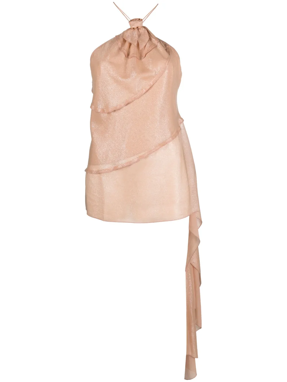 Victoria Beckham Tanktop met bloemenprint Beige