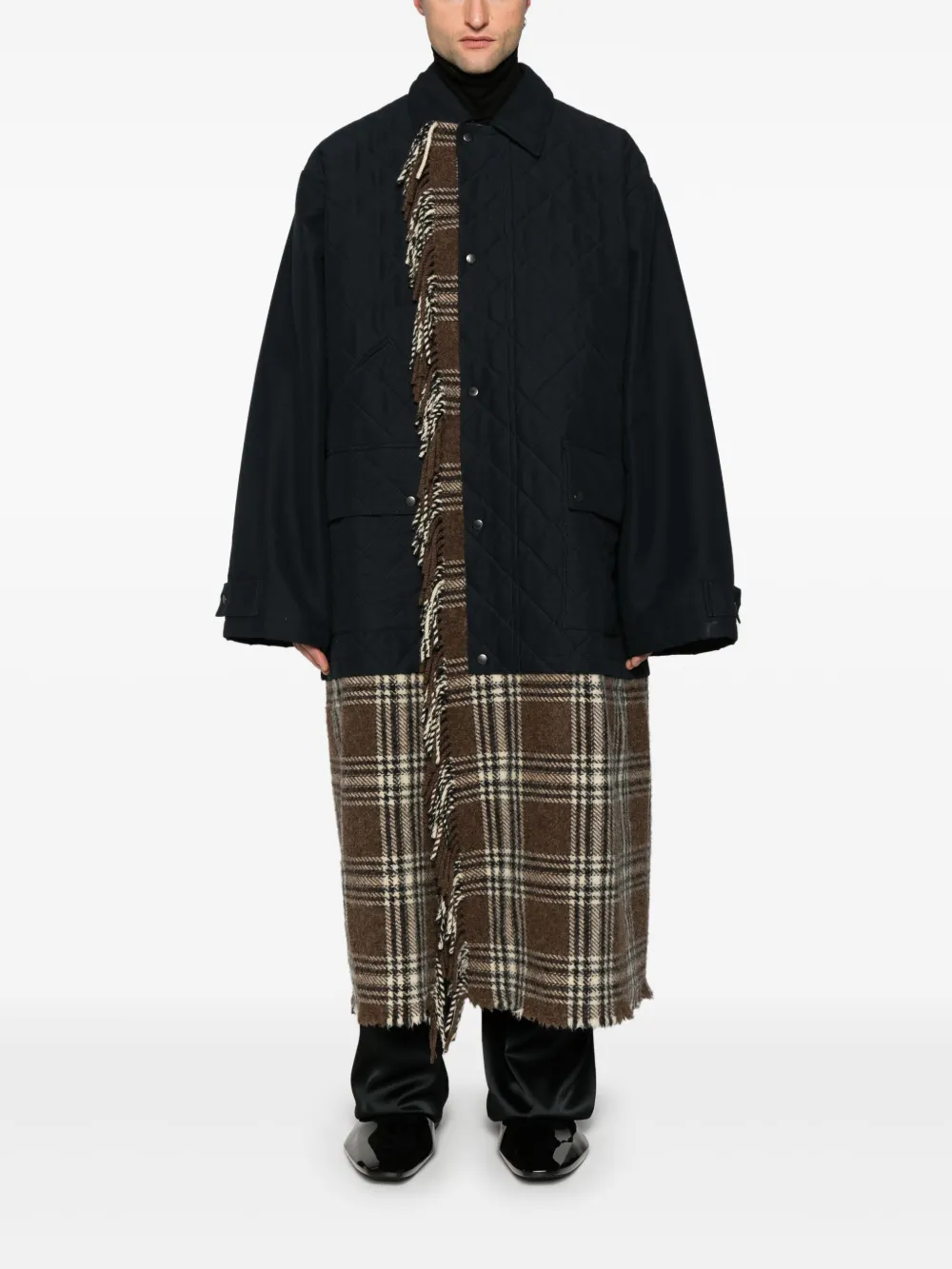 Balenciaga Layered quilted and check parka | Parkas | Image 2
