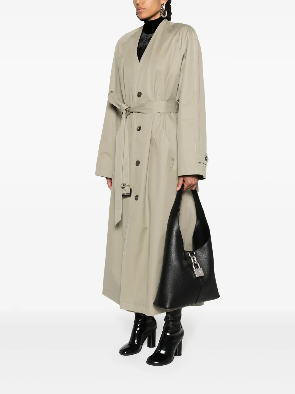 Balenciaga Medium Locker leren schoudertas Zwart