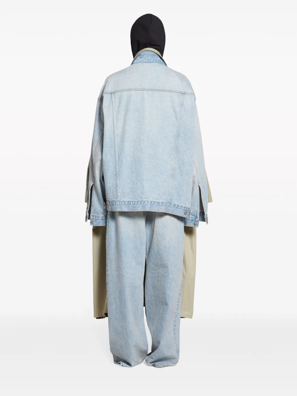 Balenciaga Asymmetrische jas Beige