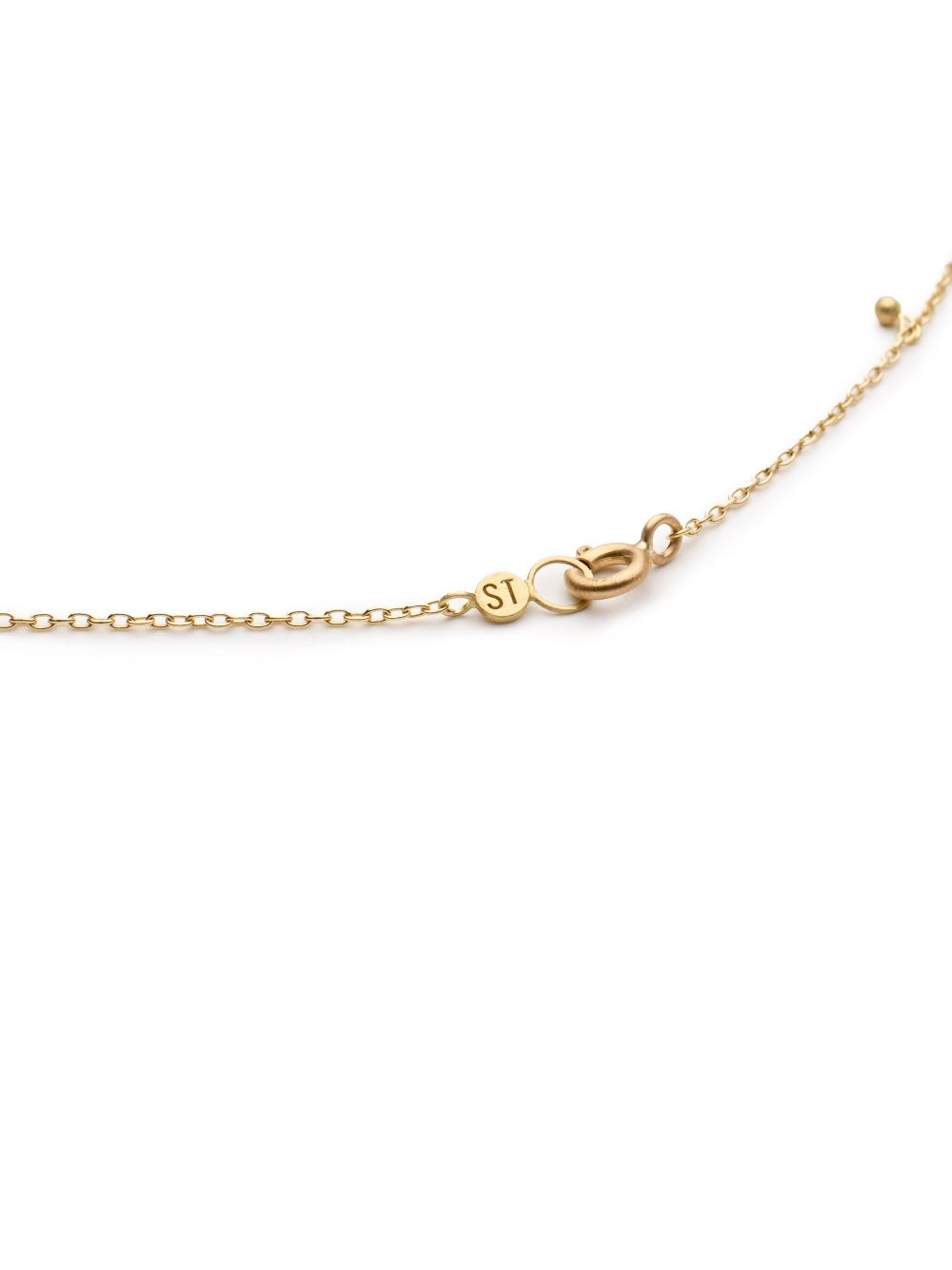 Sia Taylor 18kt yellow gold Meadow charm necklace - Goud