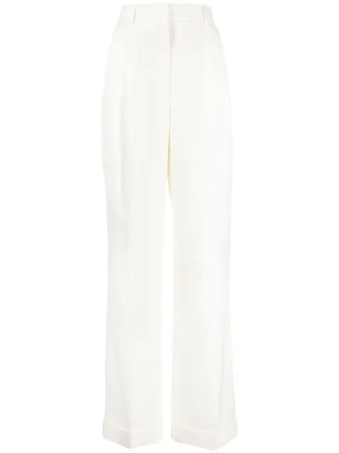 Casablanca high-waist wool straight-leg trousers