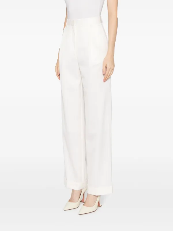 パンツ Casablanca High-Waisted Tailored Trousers Red slim tailored trousers Casablanca - women - CASABLANCA
